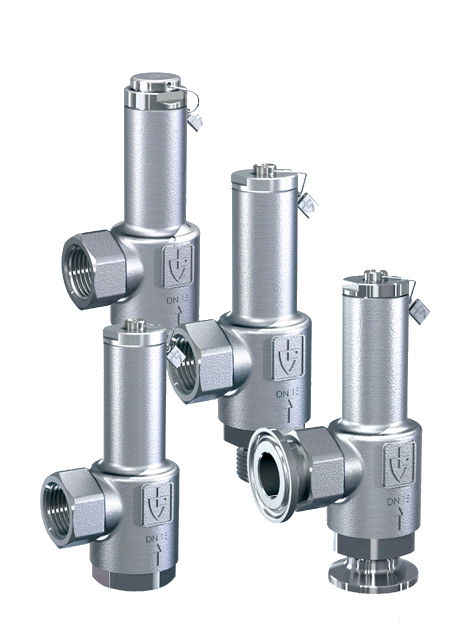 Overflow and pressure control valves