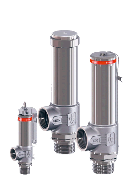 Safety valves and fittings for cryogenic applications