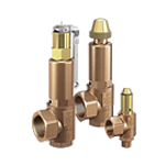 TÜV/CE safety valves for solar plants and district heating